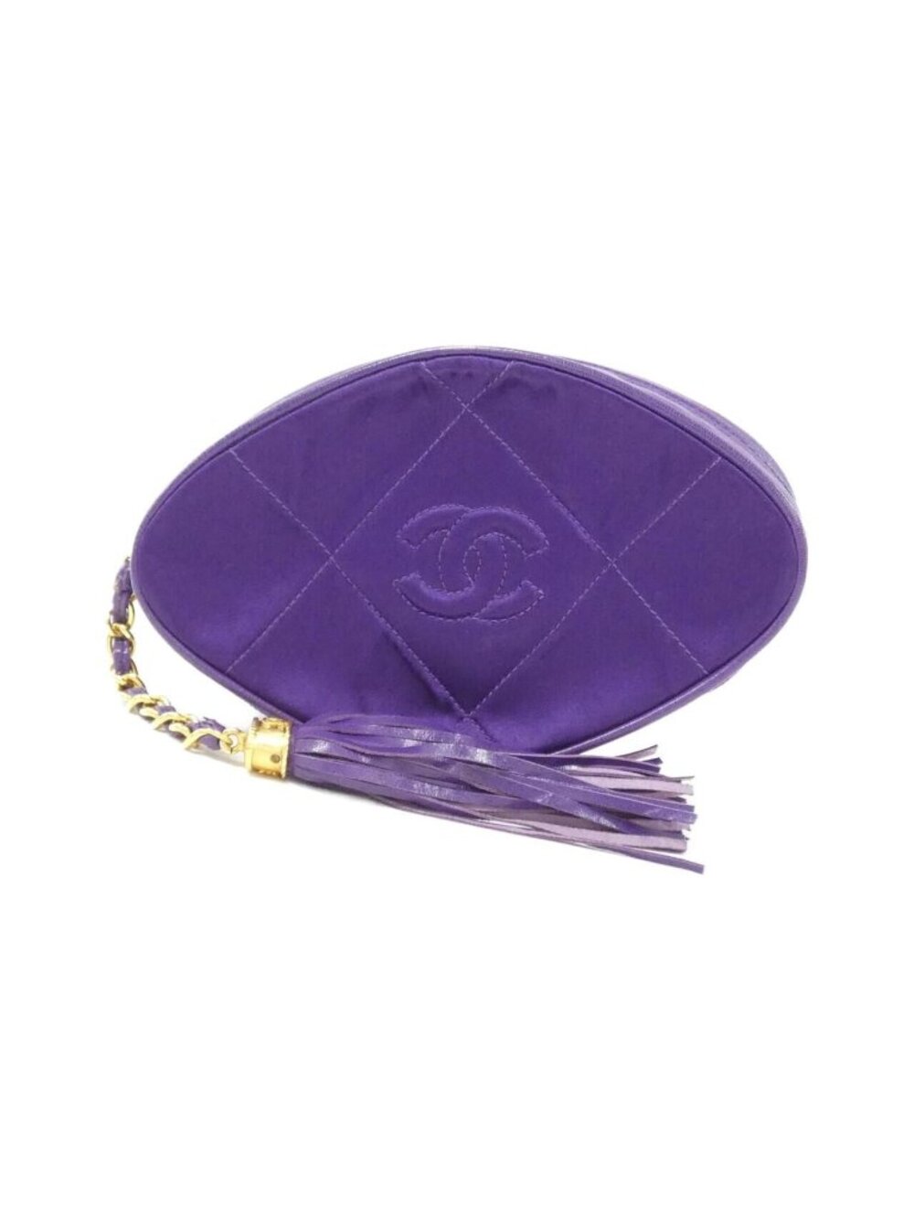 Chanel Vintage Pouch Purple